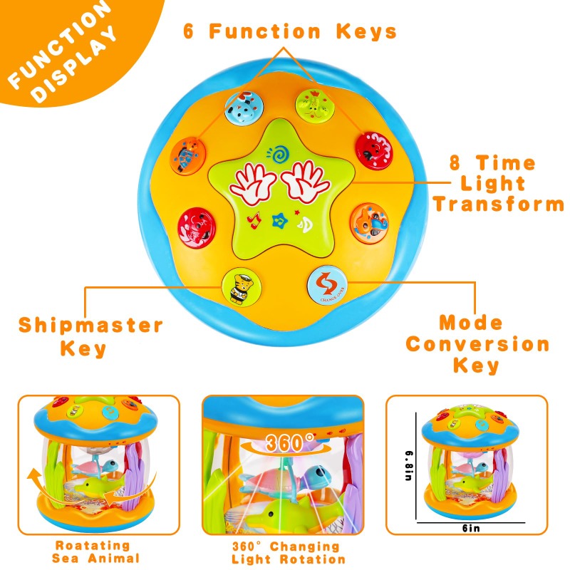 Musical Light-Up Ocean Toy