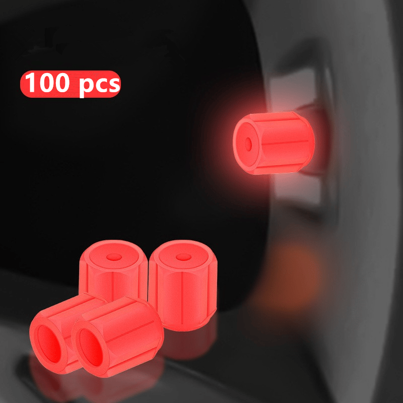 GlowRide - Fluorescent Wheel Valve Caps