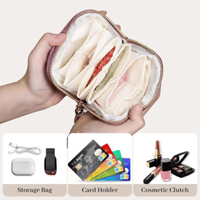 LuxeCarry – Portable Jewelry Storage Bag with Zipper