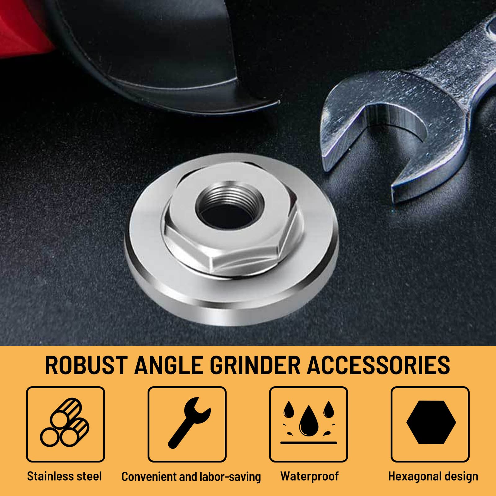 GripLock – Angle Grinder Nut Set