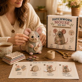 StitchMouse – DIY Patchwork Craft Kit