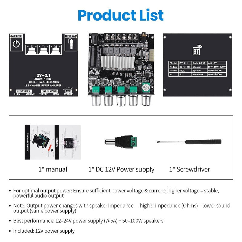 AudioForge – Compact Bluetooth Amp Module