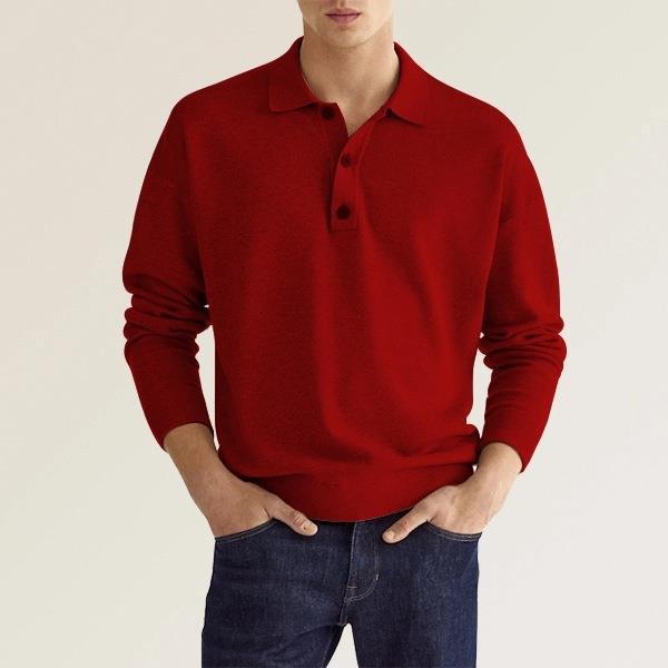 Men's Long-Sleeve Field Polo Shirt | Lupi