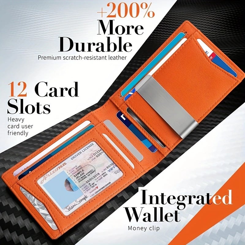 MetroFold – Minimalist Slim Wallet for Men
