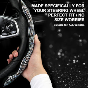 LuxiDrive – Crystal Studded Steering Wheel Cover
