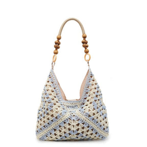 PalmAura - Straw Shoulder Bag