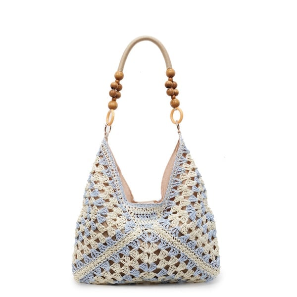 PalmAura - Straw Shoulder Bag