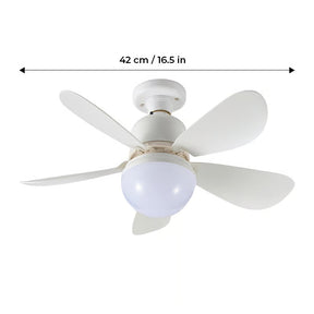 BreezeGlow – Socket Ceiling Fan with Adjustable LED Lighting
