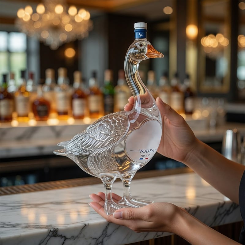 GooseCraft – 3D Sculpted Goose Vodka Bottle Collectible