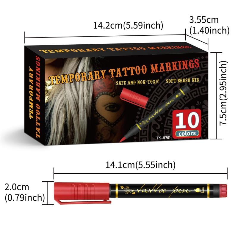 Artify – Temporary Tattoo Marker Set