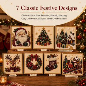 PearlCraft – Premium 3D Christmas Diamond Painting Kit