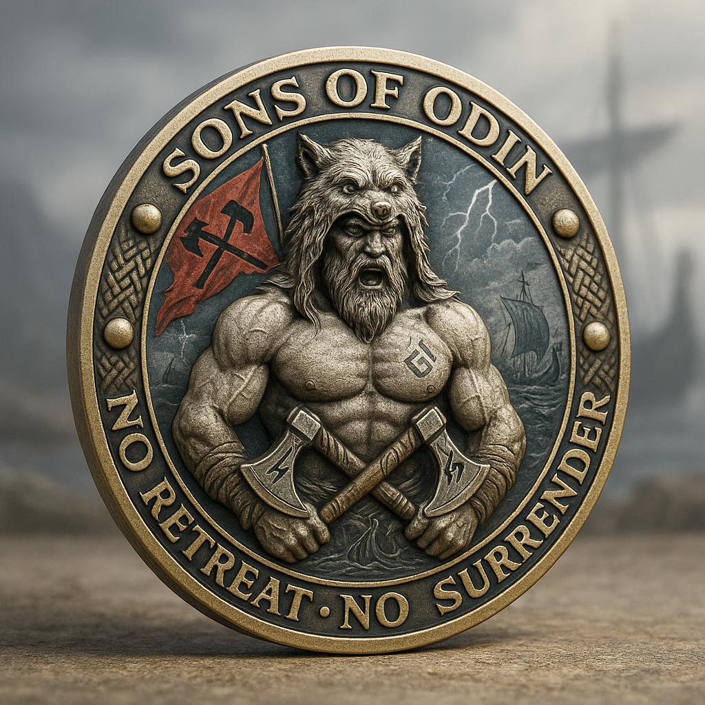 OdinForge – Berserker Spirit Challenge Coin
