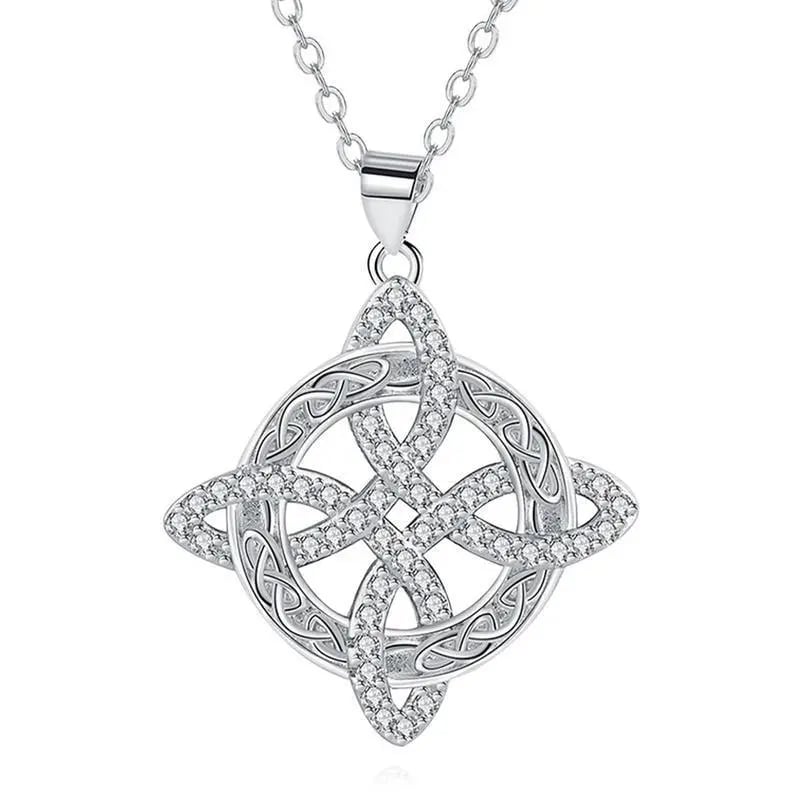 Hecatea – Witch’s Knot Birthstone Necklace