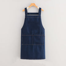 ApronMuse - Premium Soft Denim Cross-Back Apron