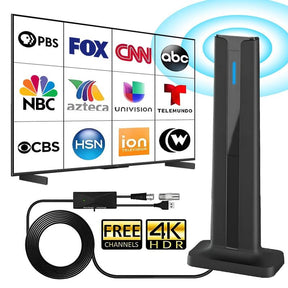 📺 TV Antenna - Digital HD Antenna - Indoor HDTV 1080P 4K (Long Range) 🎁