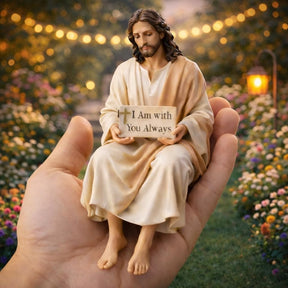 BlessedAura – Handcrafted Jesus Reminder Statue