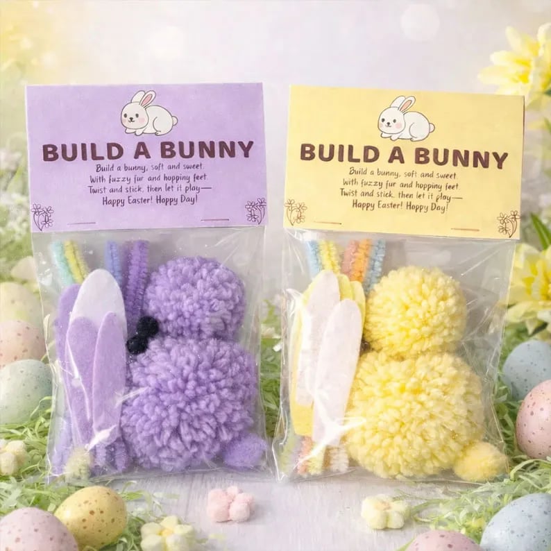 VistaHop – Build-A-Bunny Kids Springtime Craft Kit