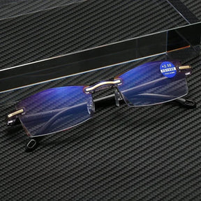 VisionGuard – Sapphire Anti-Blue Dual-Use Reading Glasses