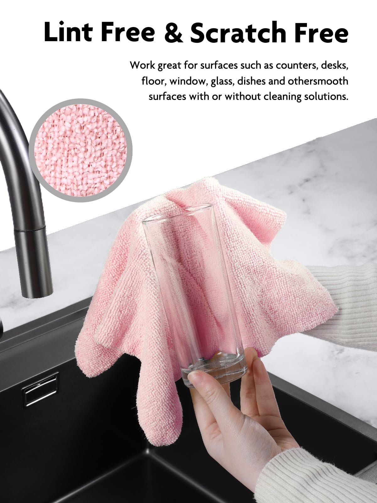 DustAway Pro – Reusable Microfiber Wipes