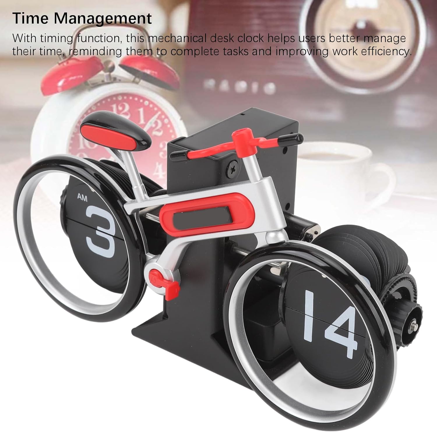 CycleTime - Vintage Bicycle Flip Clock