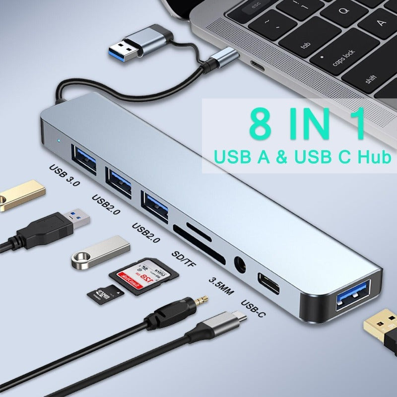 DockPro – Premium Aluminum Laptop Docking Station