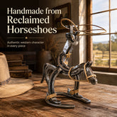 IronRider – Handcrafted Cowboy Pony Ornament
