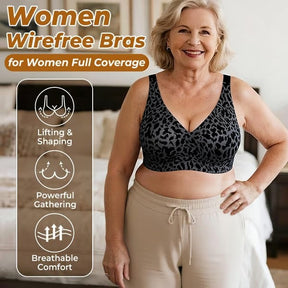 BoldContour - Wire-Free Leopard Bra