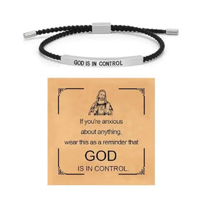 FaithAura – Inspire Bracelet “God is in Control”
