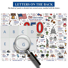 FreedomPiece – 1000 Piece USA Themed Puzzle Set