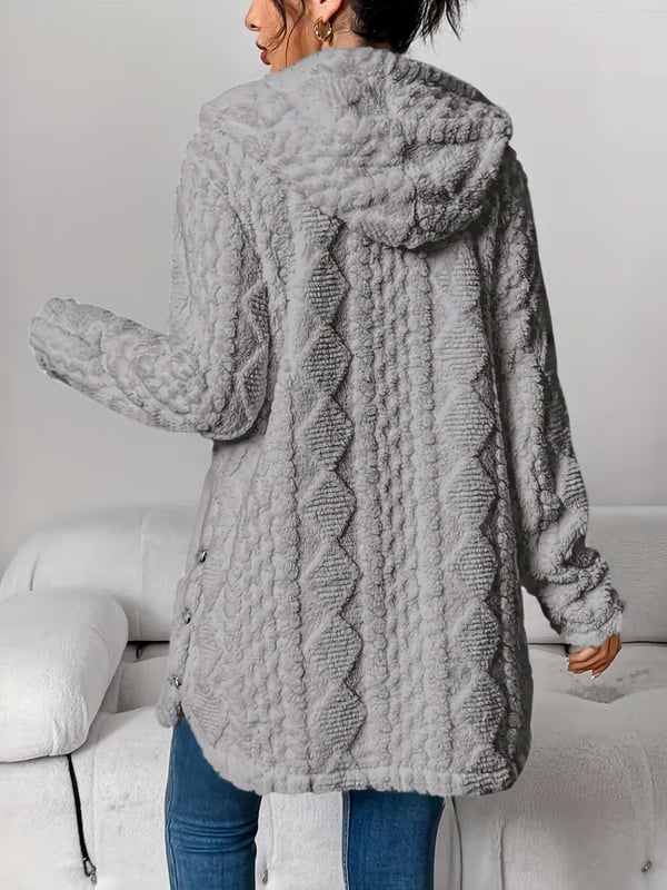 CloudSilk – Effortless Chic Hooded Dress