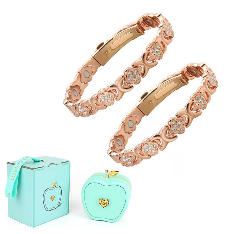 BloomGrace – Flower Copper Bracelet Elegant Style