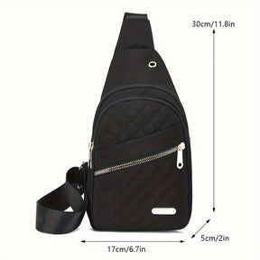 LuxeCarry – Minimalist Solid Color Crossbody Bag
