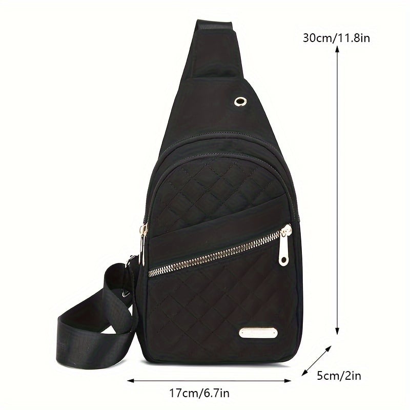 LuxeCarry – Minimalist Solid Color Crossbody Bag