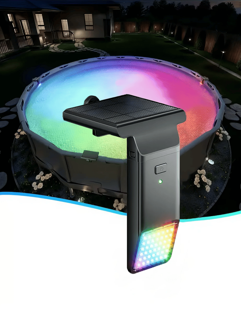 PoolShine – Solar Powered Poolside Ambient Light
