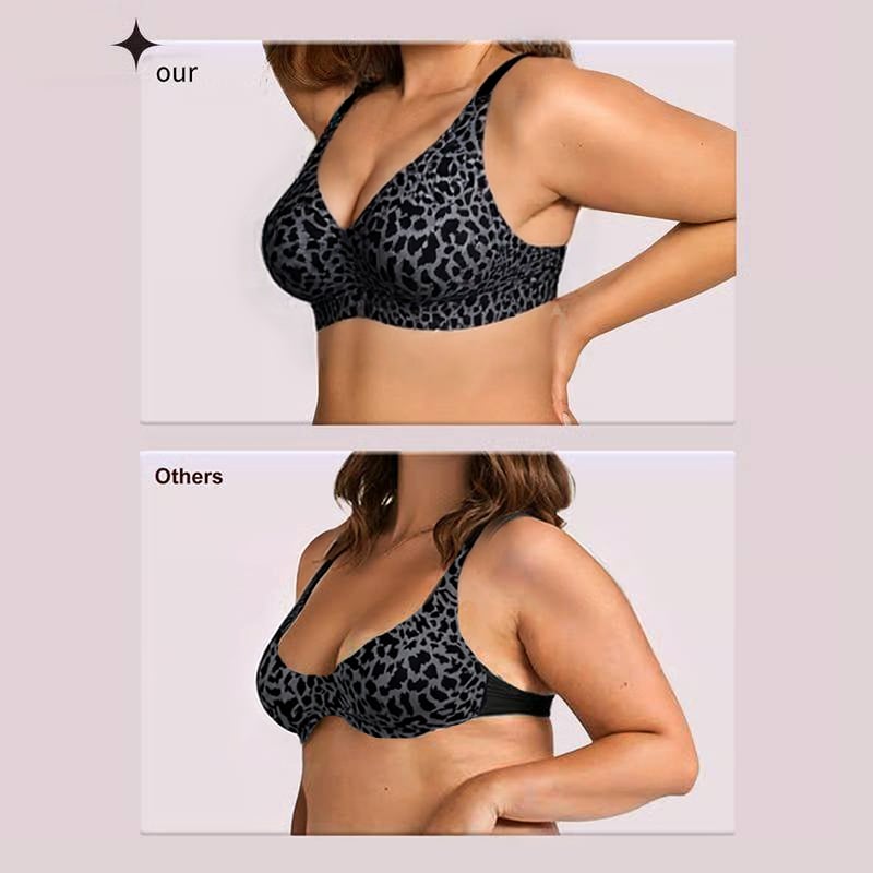BoldContour - Wire-Free Leopard Bra
