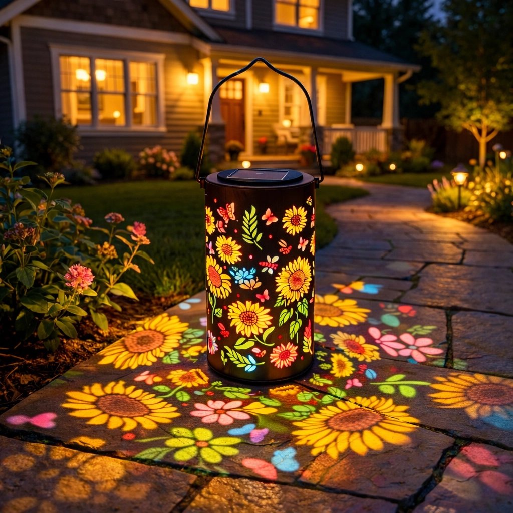 BloomLight – Solar-Powered Outdoor Lantern
