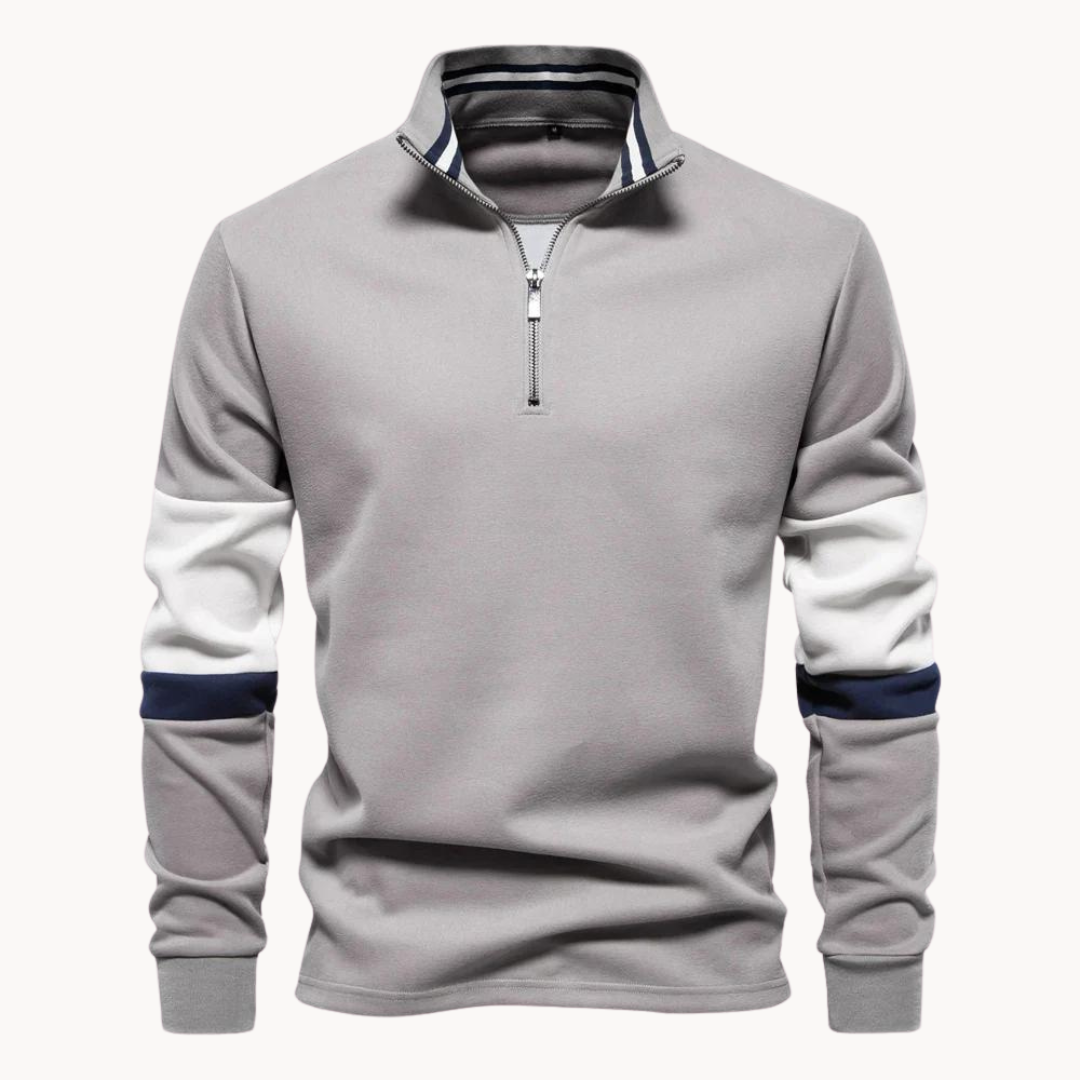 Nathan Quarter-Zip Sweater | Lupi