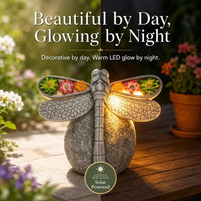 GlowWing – Solar Dragonfly Garden Light