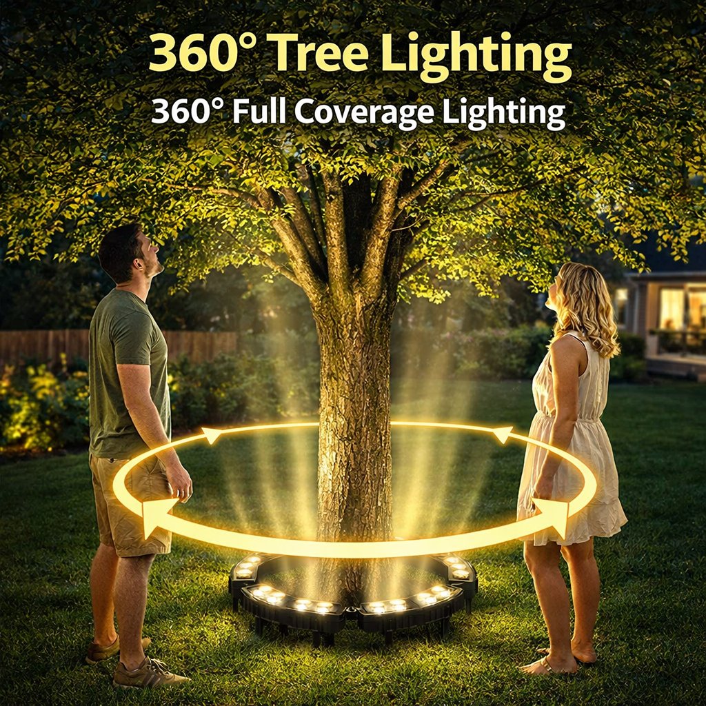 GlowTree – LED Ring Tree Light