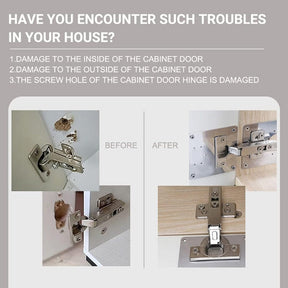 FixHinge – Durable Cabinet Hinge Repair Plate Kit