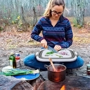 🔥🌡️Last Day Promotion 49% Off🍗🥗BBQ & Meal Prep Tub | Collapsible Prep Tub🍖🏕️