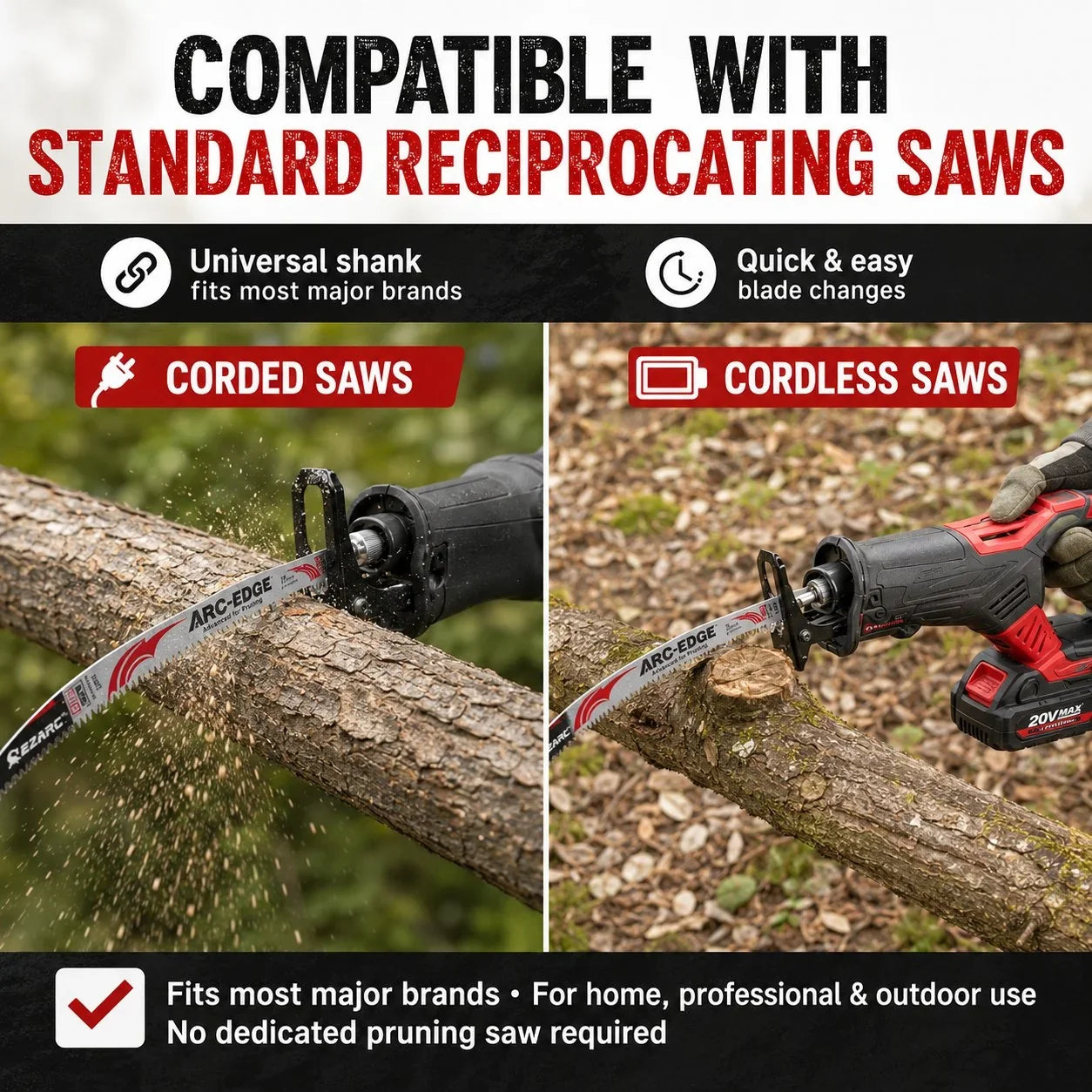 TimberEdge – Curved Pruning Saw Blades