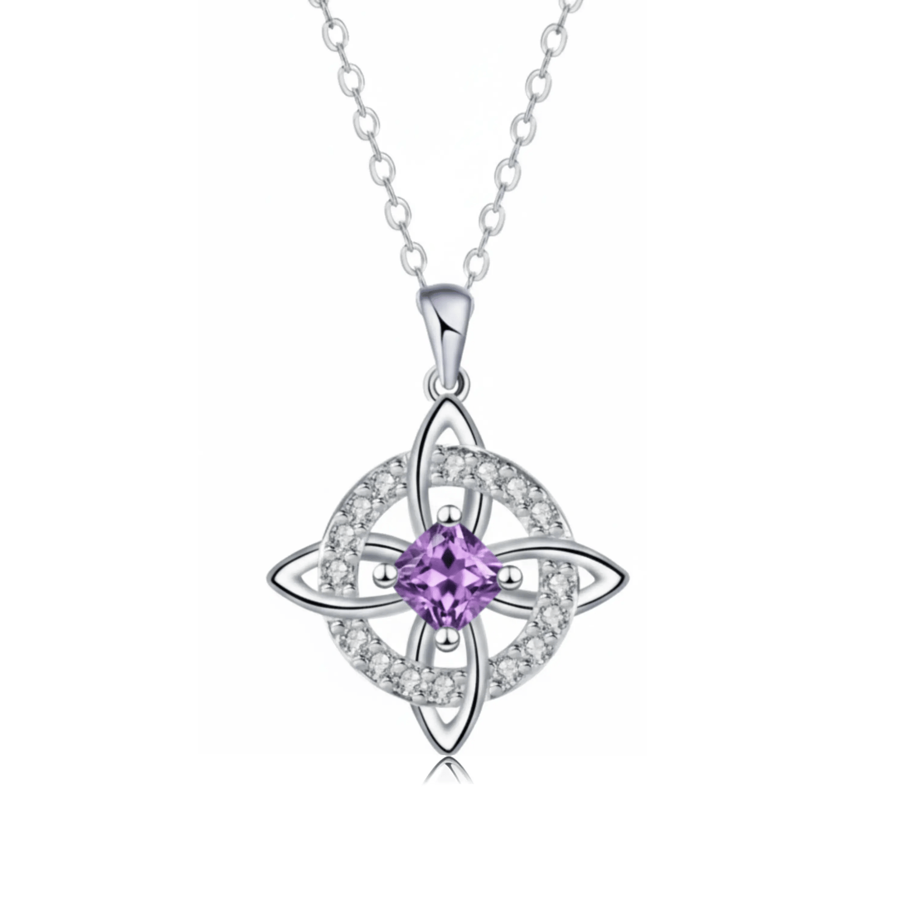 Hecatea – Witch’s Knot Birthstone Necklace