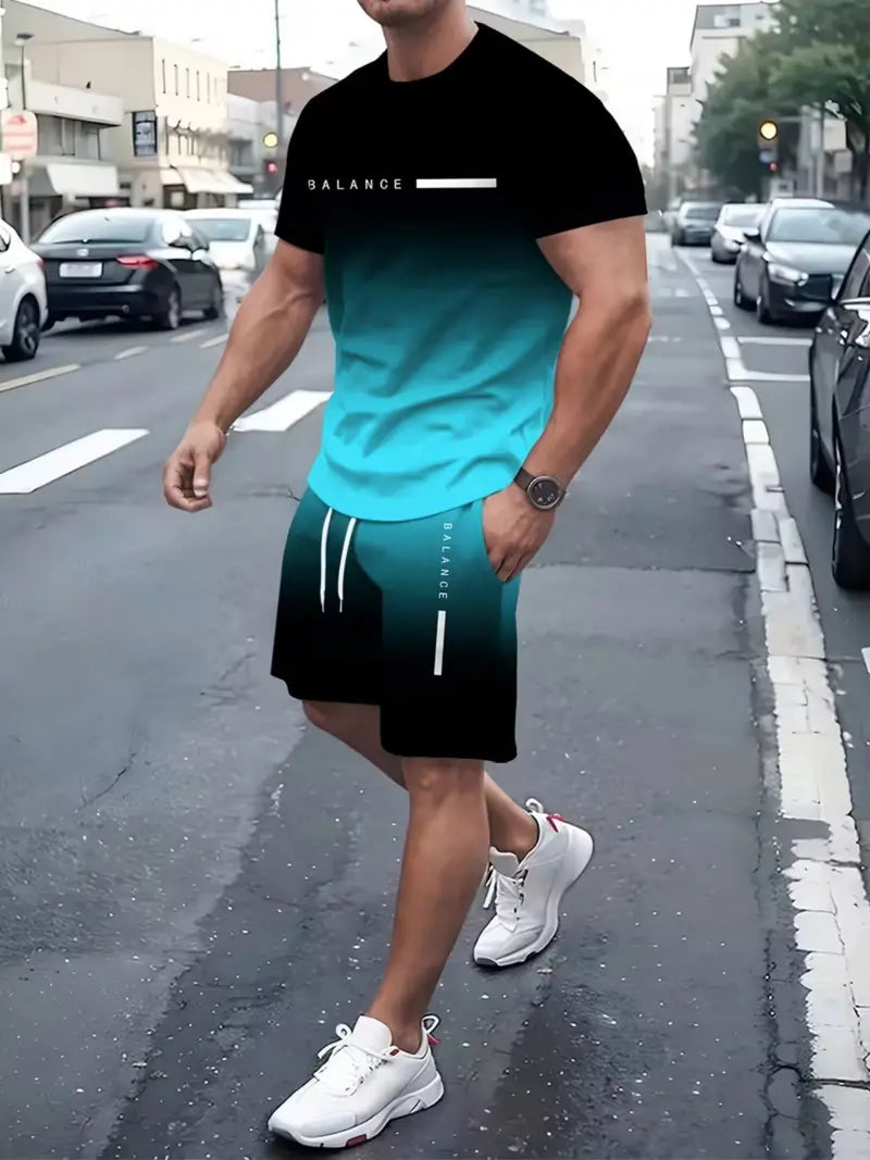 AeroFit -  Men’s Gradient 2-Piece Set Tracksuit