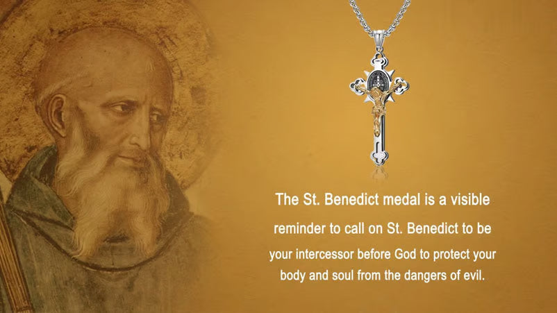 SpiritCore – Saint Benedict Protection Pendant