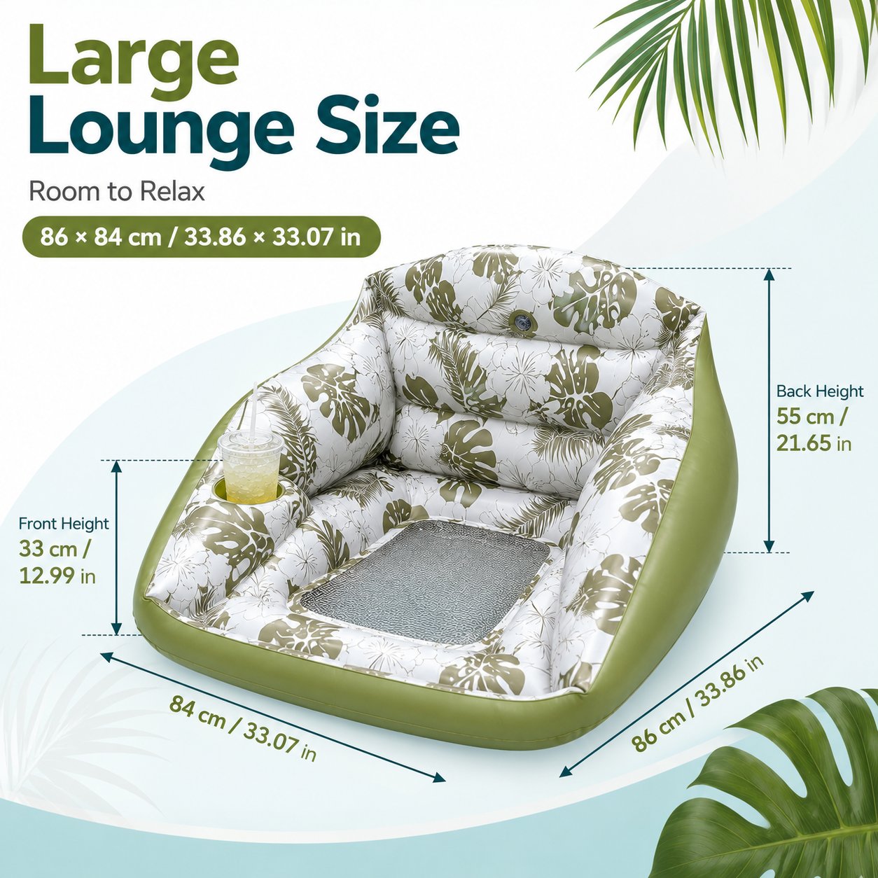 AquaLounge - Luxury Inflatable Pool Sofa