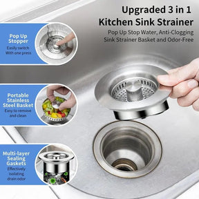 ClogFree - Sink Strainer & Stopper