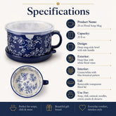 BloomBowl – Floral Handled Soup Mug