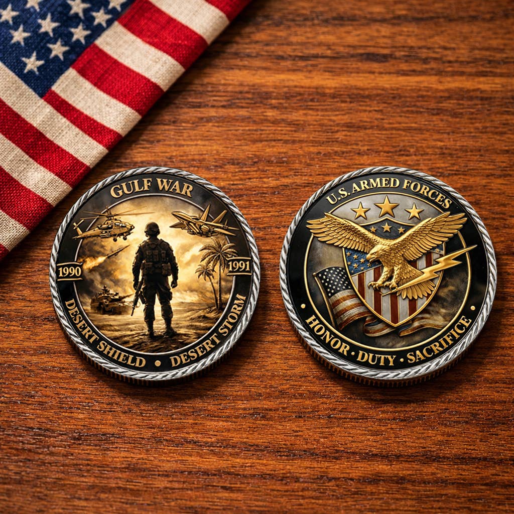 ValorInMetal – Desert Storm Veteran Keepsake Coin
