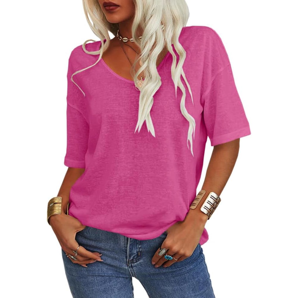 VivaVee – Women's V-Neck Tee for Effortless Style